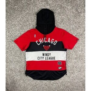 Post Game Chicago Windy City League NBA Pullover Hooded #12 Short Sleeve 2XL